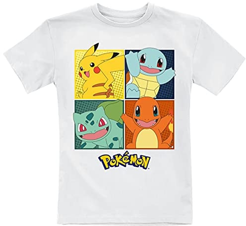 Pokémon Kids - Partner Unisex T-Shirt weiß 116