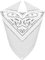 Van Der Rich ® - Bandanas aus 100% Baumwolle Kopftuch für Herren Damen (Weiß, One Size)