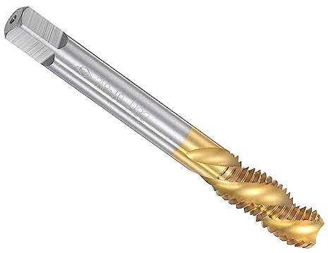 MACHSWON Spiralnut-Gewindebohrer zur Bearbeitung von Sacklöchern und klebrigen Materialien, H2-Toleranz, 3 Rillen, Gewindebohrer, HSS-Gewindebohrer, UNC 3/8-16, 1 Stück