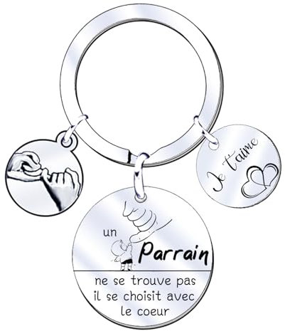 JRZDFXS Cadeau Parrain Porte clés Parrain porte clef personnalisable parrain demande parrain porte clef porte clé parrain porte clé super parrain cadeau parrain bapteme cadeau parrain personnalisé (1)
