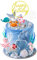 12 Stücke Meerestier Tortendeko,Cake Topper Geburtstag,Sea Birthday Cake Cupcake Topper,Tortendeko Geburtstag,Meerestier Kuchen Topper,für Unter dem Meer Themen Babydusche Party Dekor