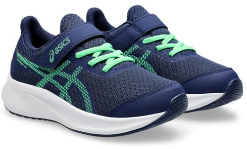ASICS Jungen Patriot 13 Ps Sneaker, Blue Expanse New Leaf, 27 EU