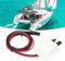 RV Solar Entry Housing,Thick Waterproof Solar Double Cable Entry Gland Box Steady Current Multiple Safety Protections with 2m 10AWG Extension Cord for Yacht