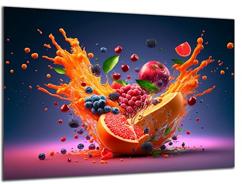 Munera Design - Bild 56x84 - Grapefruit - Wand-Bilder Küche Ess-Zimmer