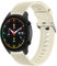 Mugust Cinturino in silicone 22 mm per Xiaomi Mi Watch/S1/S1 Active/Color Sport/Watch 2 Pro (Beige)