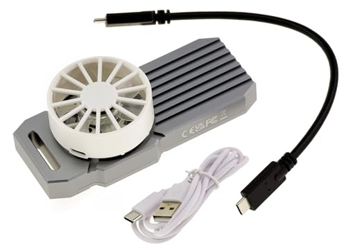 KALEA-INFORMATIQUE USB 4.0 Thunderbolt 4 40G-Gehäuse für M2 NVMe SSDs. Robuste, stoßfeste Aluminiumstruktur mit abnehmbarem Lüfter