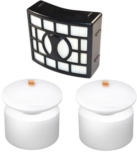 Quixotical Filtros de Espuma y HEPA para Shark NV801UK, Repuestos Compatibles con NV801ukt, NV680, NV681, NV682, N803, UV810, AZ910 Aspiradora Vertical