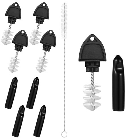 5uds Cepillo para Tapón de Grifo de Cerveza, Beer Tap Plug Brush con 5 Tapa para Grifo de Cerveza y Cepillo de Limpieza Largo Barril de Cerveza Tapones Grifo para Restaurante Hogar Fiesta Bar