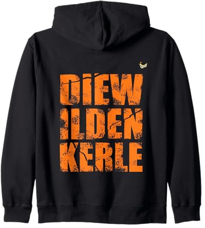 Die Wilden Kerle distressed Kapuzenjacke