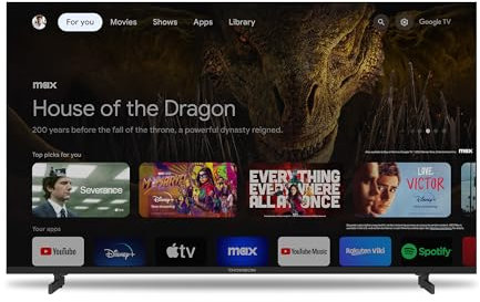 Thomson 65 Pollici (164cm) 4K Ultra HD Smart Google TV, Wi-Fi,Dolby Audio, HDR10, Bluetooth 5.1, Triple-Tuner (Cavo/Satellite/Antenna), HDMI, CI+, A+ Pannello - 65UG4S14