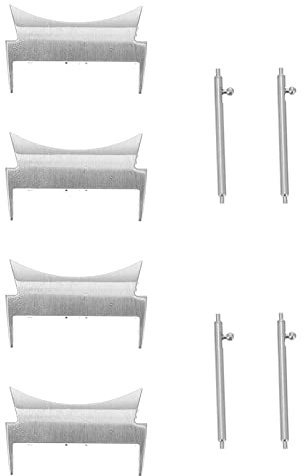 HOUDERCO Ersatz-armbandverbinder 4-teiliges Set Für Die Uhr 4 Farbe Silber