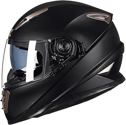 Casco integral para motocicleta, casco de motocicleta, casco modular, casco de motocicleta, visera convertible, visera, certificado ECE, unisex, adulto G,XL=58-60CM