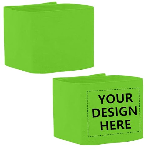 Generisch DIY selbständig gestalten Kapitänsbinde Fußball Armbinde Erwachsene,Fussball Armband Team Armbinde Outdoor Sports Gruppen Captain Armband Verstellbare Spielerbänder