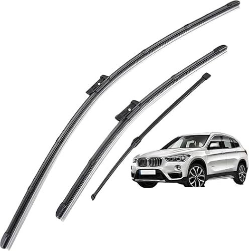 QHuaL Automotive Scheibenwischer Scheibe Scheibenwischersatz für BMW X1 F48 2015-2022 26in+16in+14in, Premium Qualität Frontscheiben Wischerblätter Set