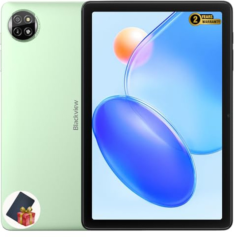 Blackview Tab 20 WiFi | 10,1 HD+ IPS 60Hz | 12GB RAM + 64GB (2TB) | Verde | Android 15 | 8MP + 5MP | 6600mAh | Dual Speakers | GPS | Bluetooth | Tablet WLAN | Garantía de 2 años