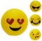 Bada Bing LED Deko Kugel Klein Ø 9cm Gelbe Süsses Gesicht Emotionen Smiley 4 Fach Sortiert