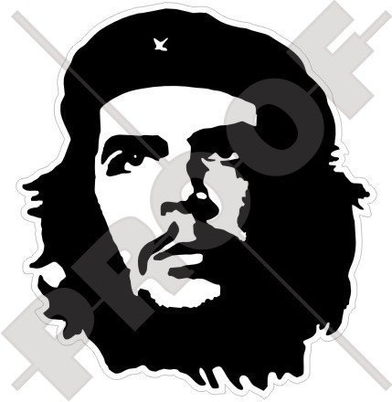 CHE GUEVARA Revolutionär 110mm Auto & Motorrad Aufkleber, Vinyl Sticker