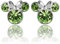 Disney Damen Minnie Mouse Geburtsstein-Ohrstecker - Minnie Mouse Ohrringe - Geburtsstein-Schmuck - Disney Schmuck