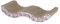 Kerbl Pet Katzenkratzbrett Browse aus Pappe 45 x 18,5 x 8,5 cm