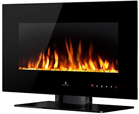 Noble Flame VEGAS 900 Schwarz - Elektrokamin Standkamin Kaminofen Kamin - Fernbedienung - verschiedene Breiten