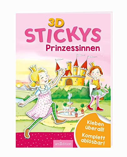 3D-Stickys Prinzessinnen: Kleben überall! - Komplett ablösbar!