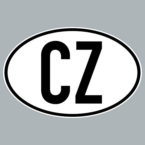 GreenIT CZ Aufkleber Auto Sticker CZE Tschechien Länderkennzeichen Zeichen Symbol 4061963019894