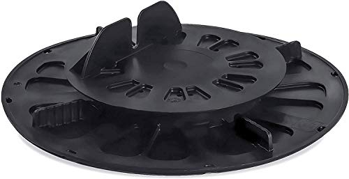 Gentle North höhenverstellbare Terrassenfüße (2,7-3,9cm - 52 Stück) für Terrassendielen aus WPC Holz-Kunststoff - Unterkonstruktion Terrasse Alu & Holz - Schwarz, Polypropylen (PP)