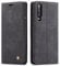 QLTYPRI Case for Huawei P20 Pro, Vintage PU Leather Wallet Case with Credit Card Slot Holder Stand Function Magnetic Closure Shockproof Flip Cover for Huawei P20 Pro - Black