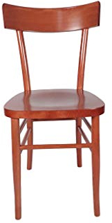 Sedia Milano, Storica e Vintage, in Legno Massello, Vari Colori Disponibili, Ristorante Casa Cucina Sala Interno, 100% Made In Italy (Ciliegio)