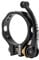 LIZHOUMIL Bike Seat Post Clamp, 40MM/41MM Bike Saddle Lock or Clamp Quick Release Seat Post Bicycle Aluminium Alloy Seatpost Collar Black 40MM