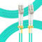 FLYPROFiber 10M OM3 LC auf LC LWL Glasfaser Patchkabel | Längenoptionen: 0,2m-100m, 10 GB Duplex, 50/125 um Multimode Kabel, LSZH 10 Meter