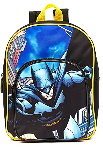William Lamb Batman Romford Arch Rucksack, Schwarz, 30 x 25 x 12 cm/6 Liter, Schwarz , 30 x 25 x 12cm / 6 Litres, Superheld