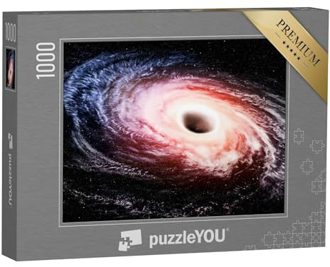 puzzleYOU: Puzzle 1000 Teile „Schwarzes Loch“ – aus der Puzzle-Kollektion Weltraum, Universum