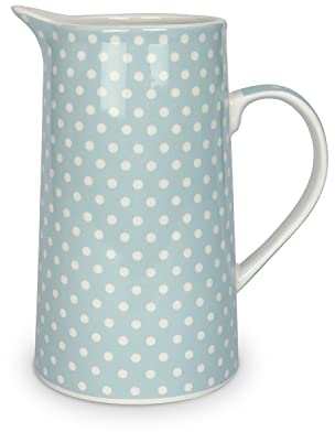 Brocca in porcellana Isabelle Rose Shabby chic caraffa retrò a pois 1L 5150