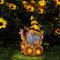 Joint Honglin Nain de jardin sculptures et statues en résine avec tournesol, décoration de nain de jardin amusant à énergie solaire, cadeau pour cour, décoration de terrasse pour maman