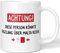 JUNIWORDS Tasse, Achtung! Diese Person könnte tagelang über Malta reden, Weiß (1006164)