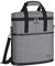 Kato Tirrinia Isolierte Weintasche – 3 Flaschen Weintasche mit Griff und verstellbarem Schultergurt für Reisekühlgurt Picknick Grau 29 x 10 x 33 CM