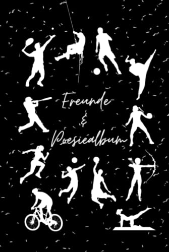 149 Seiten, Freundschaftsalbum , Freundebuch und Poesiealbum für Freunde, Mädchen, Jungen, zum Ausfüllen vorgefertigter Eintragungen UND zusätzlich ... – TOP Geschenkidee – tolles Format - Sport