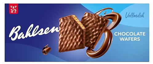 BAHLSEN Chocolate Wafers Vollmilch - Waffel mit Vollmilchschokolade (1 x 97 g)