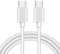 Câble de charge rapide pour Samsung Galaxy A14 (USB C vers USB C) - Câble de charge rapide pour Samsung A14/Galaxy A14 - Câble PD de type C pour transfert de données - Cordon d'alimentation - Blanc