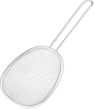 predolo Malla de acero inoxidable, coladores de malla gruesa/fina para cocina, superficie lisa, colador de espagueti de Pasta de acero inoxidable fácil de, malla gruesa