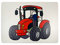 Schreibtischunterlage Traktor Trecker Landmaschine 40 x 60 cm abwischbar