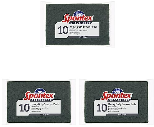 Spontex Specialist Heavy Duty Scourer Pads (Pack of 30)