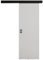 KIER FURNITURE Schiebetür Komplettset WERDI 70 - Innentüren Komplettset - Wohnzimmer Schiebetür - Modern Schiebetüren - Sliding Door - Tür Schwarz 76x205x1,6 cm