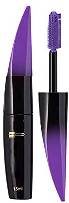 4D Silk Fiber Lash Mascara Natural Smudges Proof Mascara verlängert und dick lang Mascara Dual (Purple, One Size)