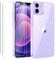 Tikgue Hülle für iPhone 12 Mini mit 2 Stück Schutzfolie，Handyhülle Glitzer Transparent Silikon Stoßfeste Schutzhülle Slim Weich TPU Case Kompatibel mit iPhone 12 Mini