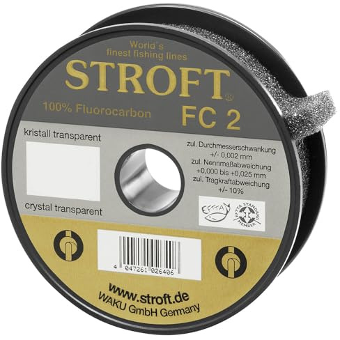 Stroft FC2 Fluorocarbon Hauptschnur 150m 0,300mm-7,1kg