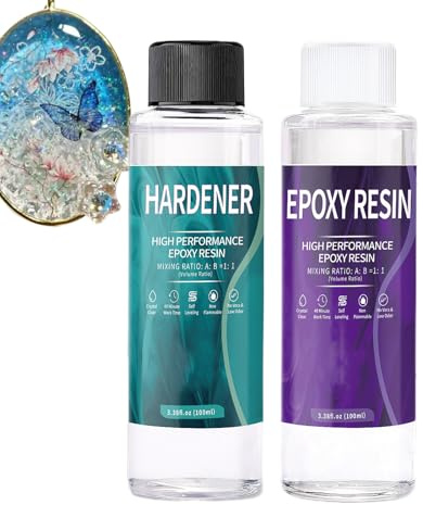 Gießharz für Blumen, Kunstharz zur Konservierung von Blumen - 500 ml Resin zur Konservierung von getrockneten Pflanzen vergilbungsbeständig AB 1:1 Konservierharz