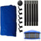 6FT Trampolin-Schattenabdeckung, Trampolin Sonnenschutz Trampolin Überdachung Abdeckung, wasserdichte staubdichte Dach Abdeckung für Trampolin mit 6 Stangen
