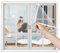 Zanzariera Balcone A Rullo 100x165cm Bianco Tenda Zanzariera Moschiera Adesiva Universale Per Porta Finestra Balcone Camper Anti insetti Zanzare Fai Da Te